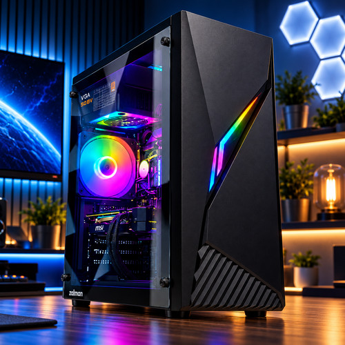 Gaming desktop computer - desktop, i7