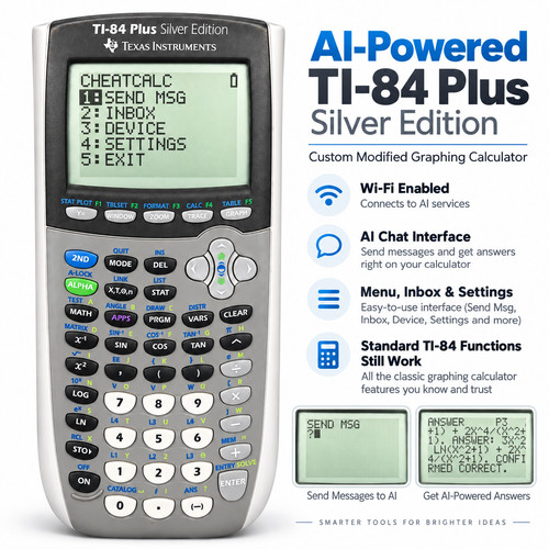 Modded plus silver - modded, ti-84