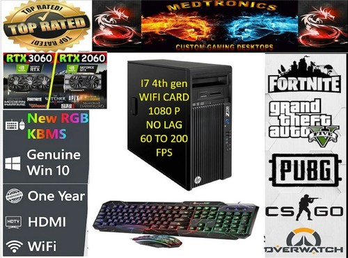 Custom gaming desktop hp - desktop, pc