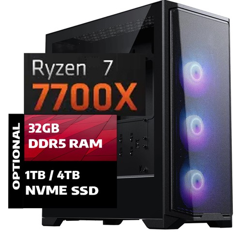 Amd ryzen 7700x 32gb - 32gb, ddr5